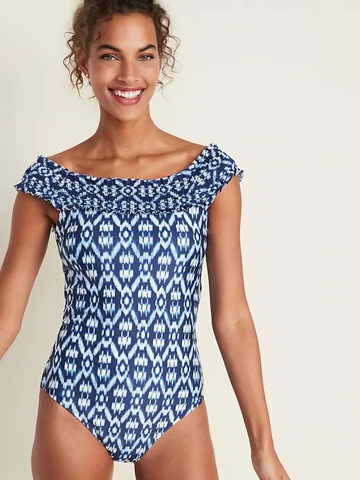 Off-the-Shoulder Swimsuit | Old Navy
