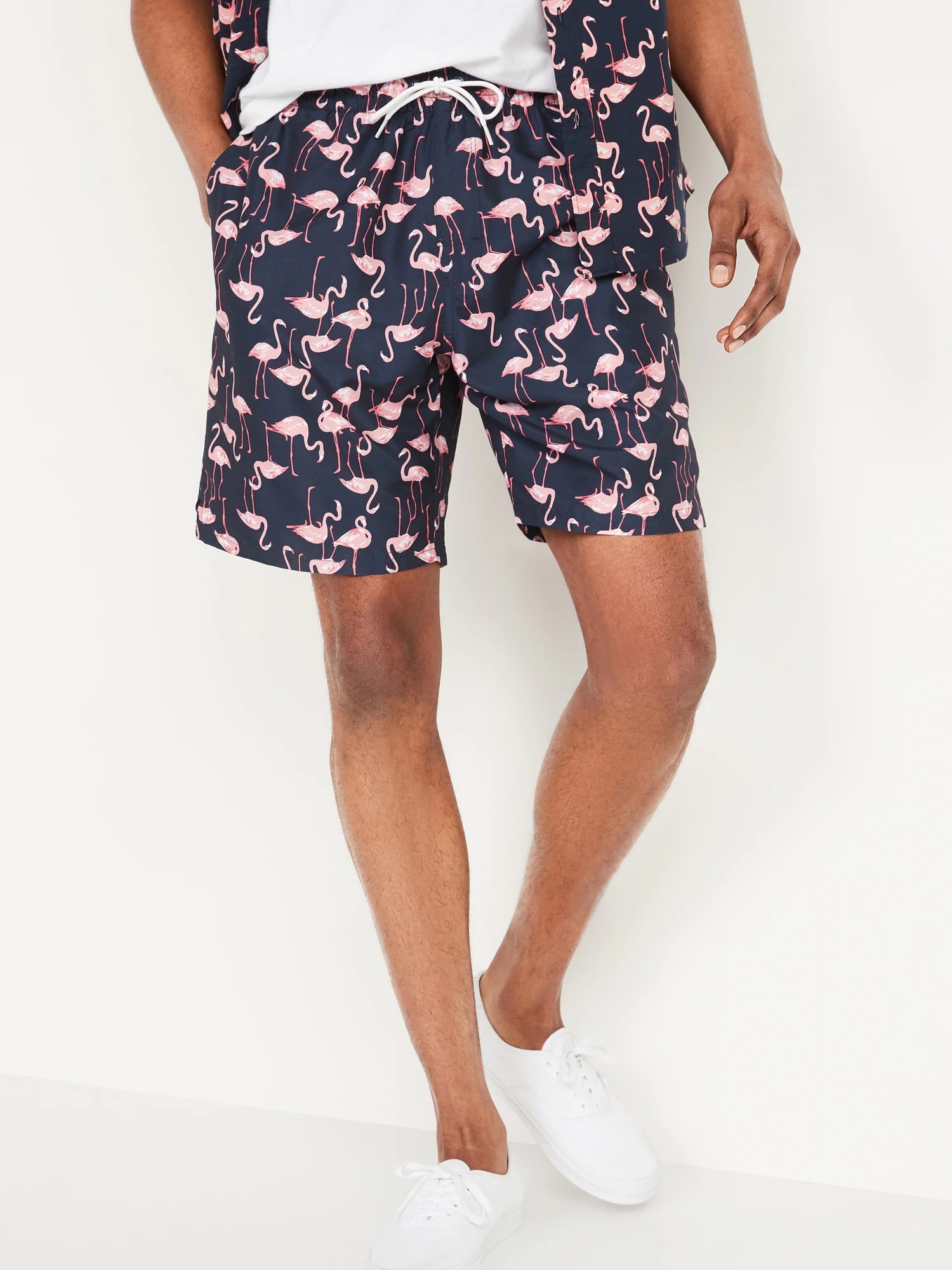 Printed Swim Trunks for Men 8inch inseam Old Navy