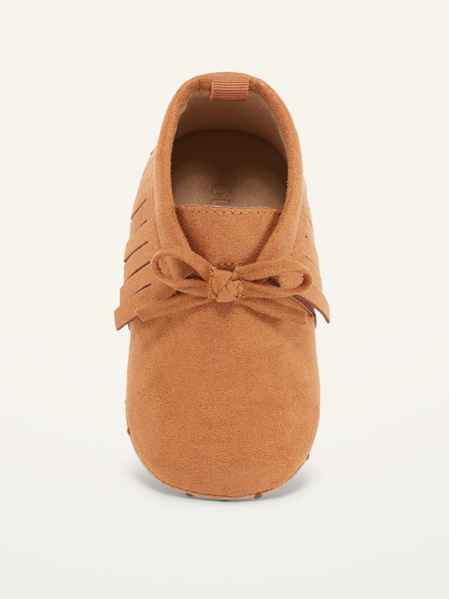 Unisex FauxSuede Moccasin Booties for Baby Old Navy