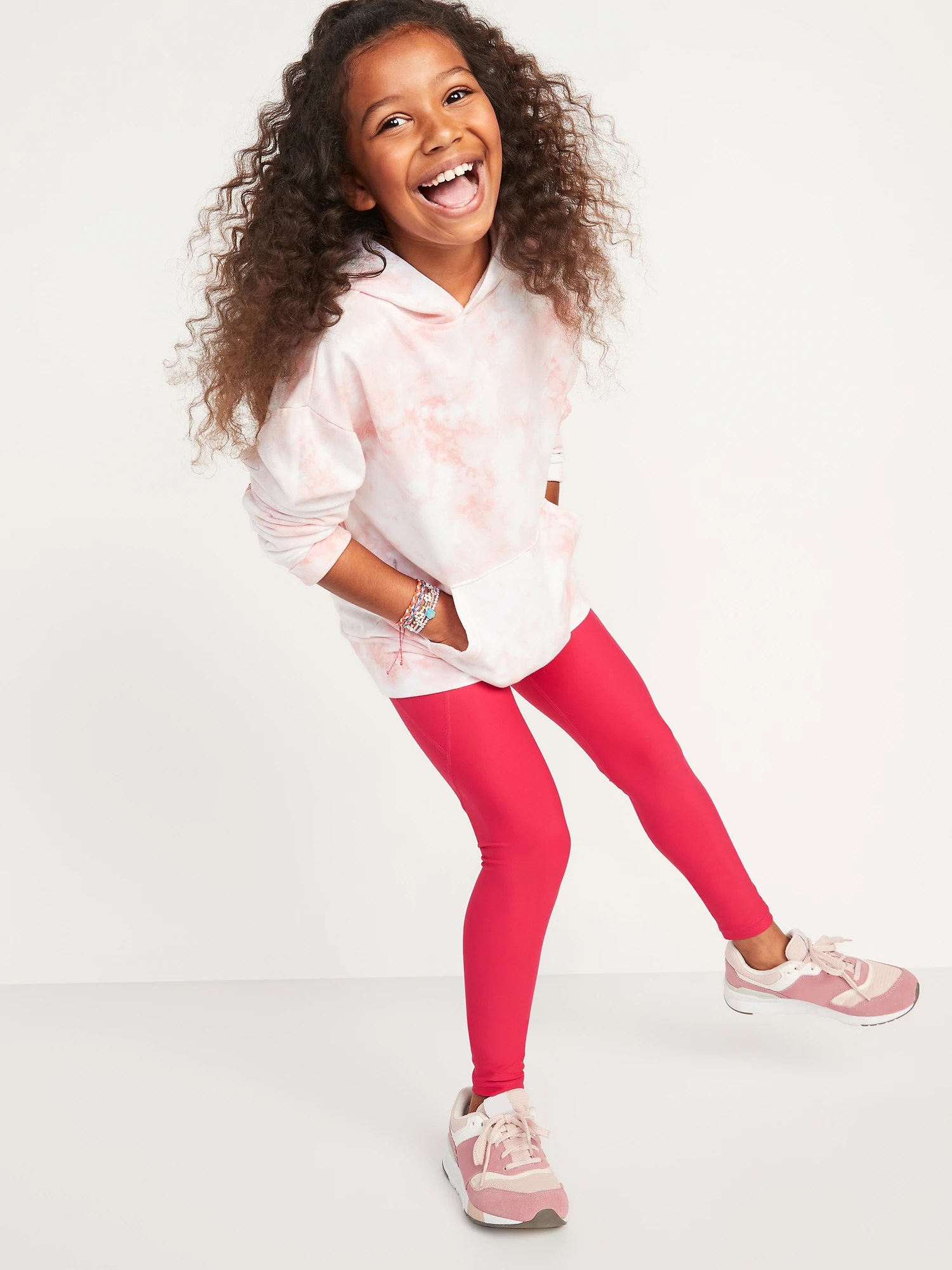 HighWaisted PowerSoft SidePocket Leggings for Girls Old Navy