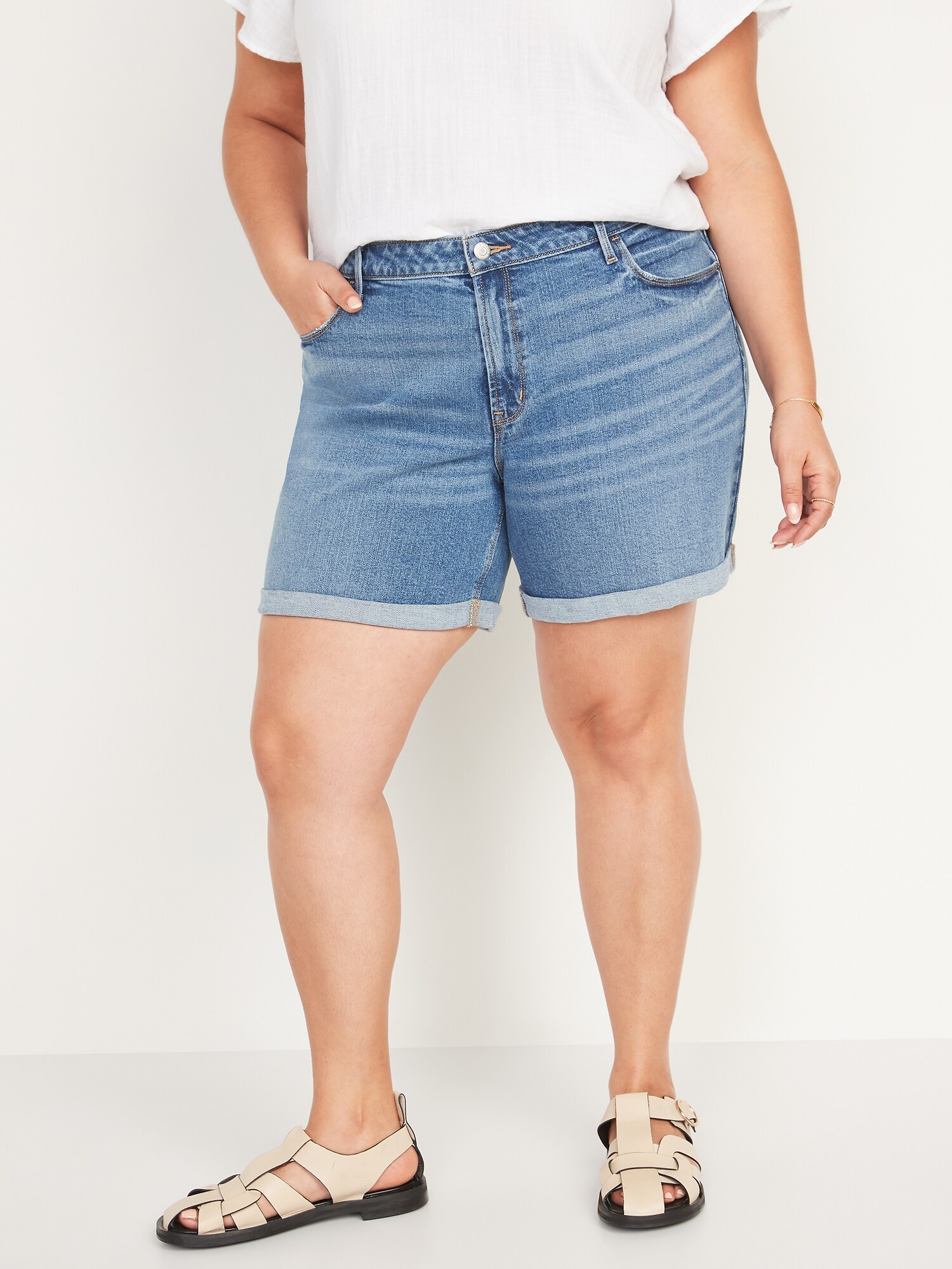 MidRise Jean Shorts 5inch inseam Old Navy