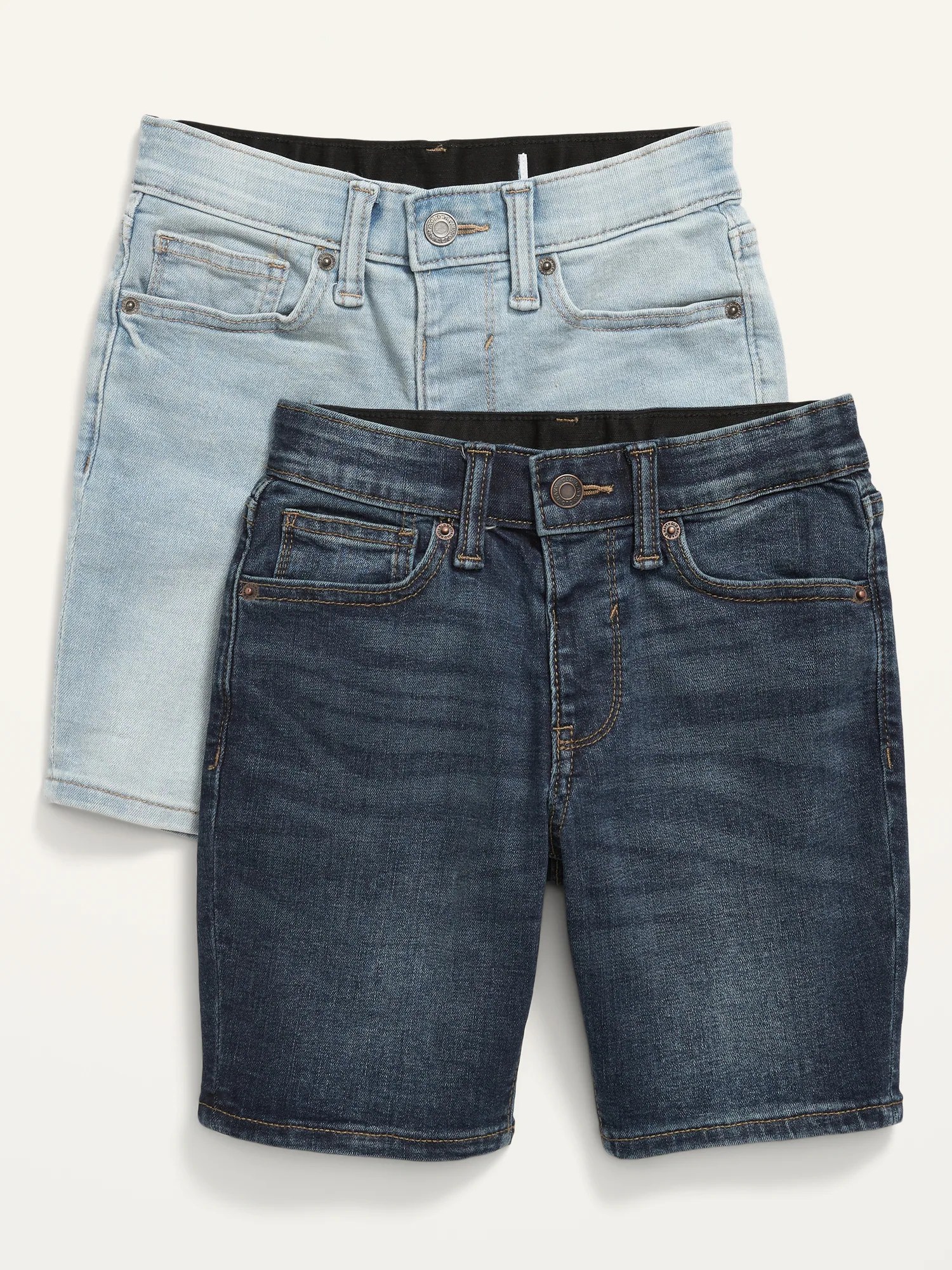Slim 360° Stretch Jean Shorts 2Pack for Boys Old Navy