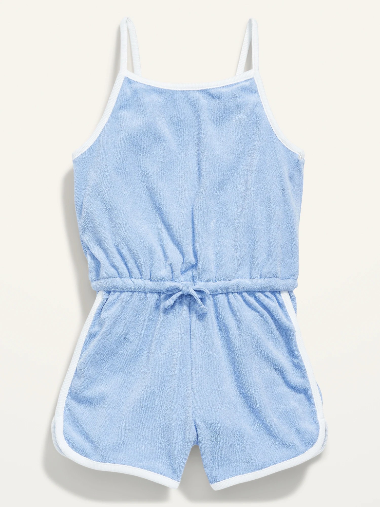 Sleeveless LoopTerry CinchedWaist Romper for Girls Old Navy