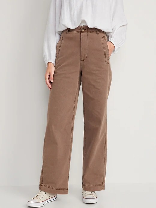 Old Navy Extra HighWaisted WideLeg Workwear Pants for Women