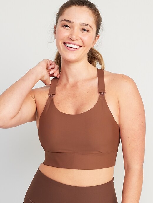 Maternity Medium Support PowerSoft Nursing Sports Bra Old Navy