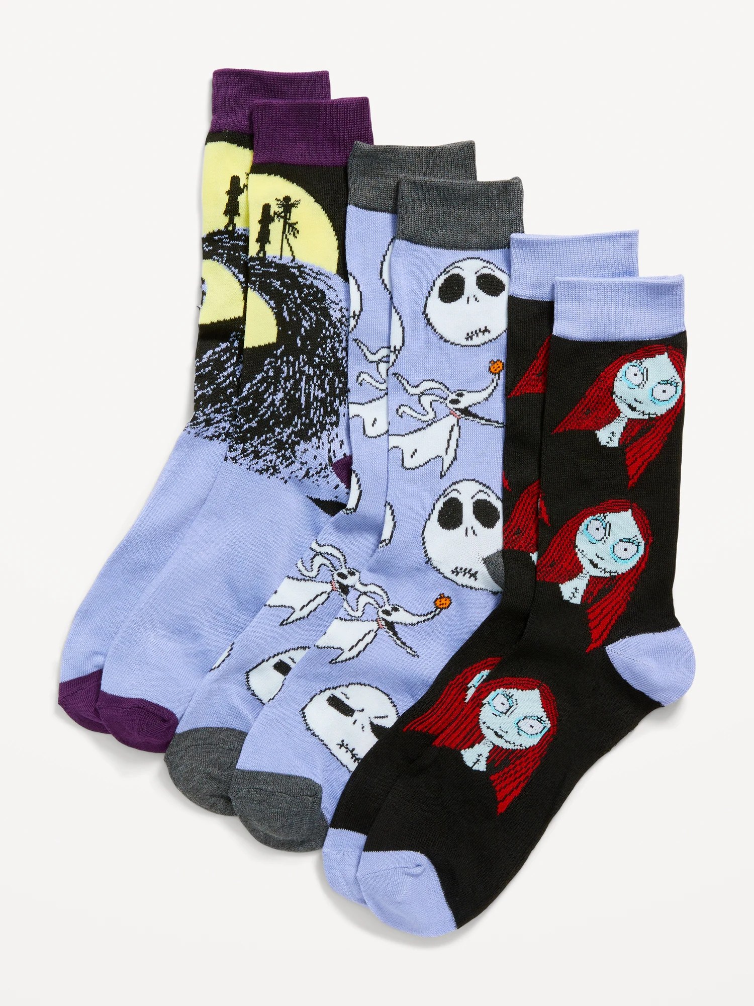 Disney© The Nightmare Before Christmas GenderNeutral Socks 3Pack for Adults Old Navy