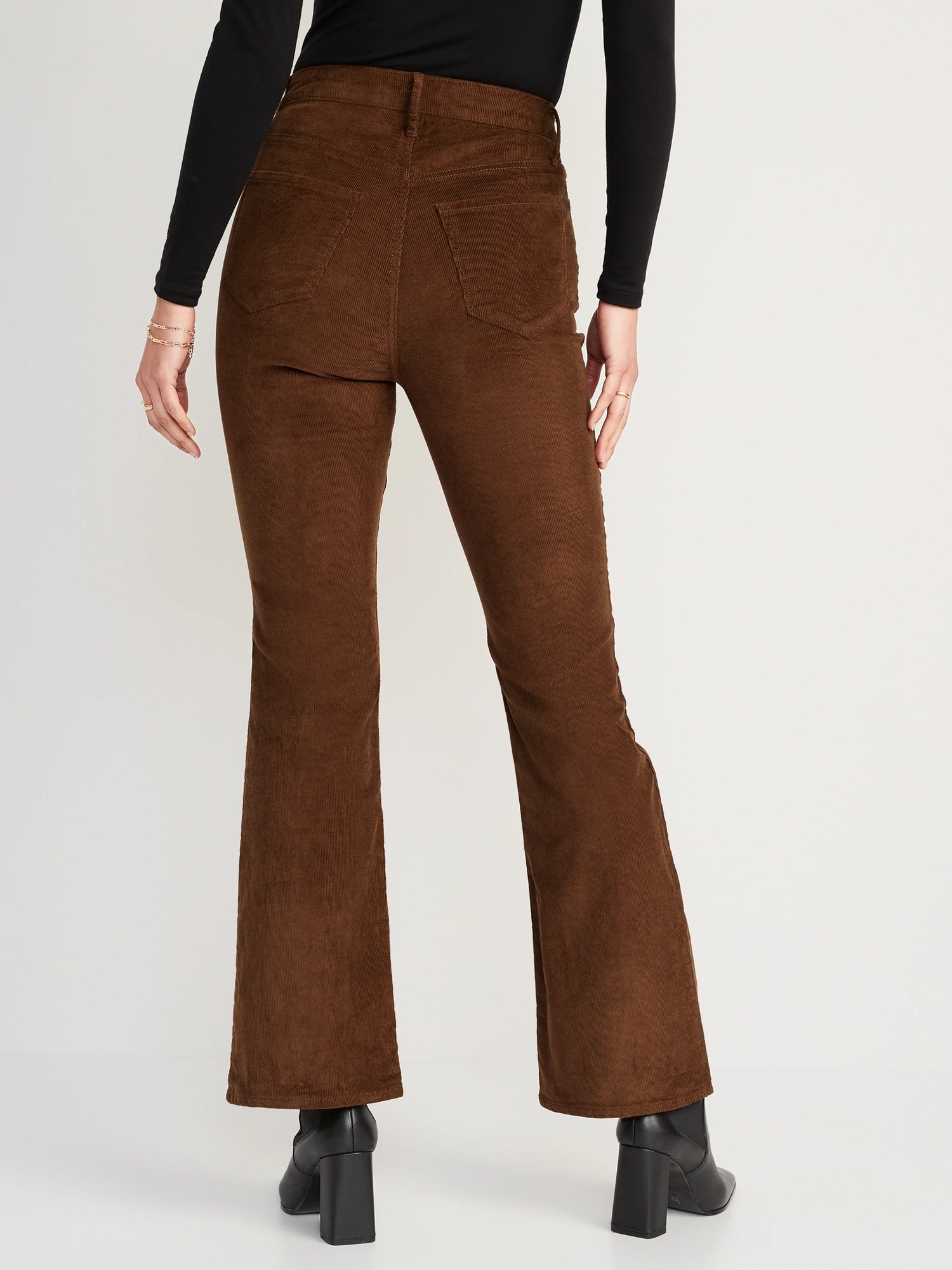 Higher HighWaisted Flare Corduroy Pants Old Navy