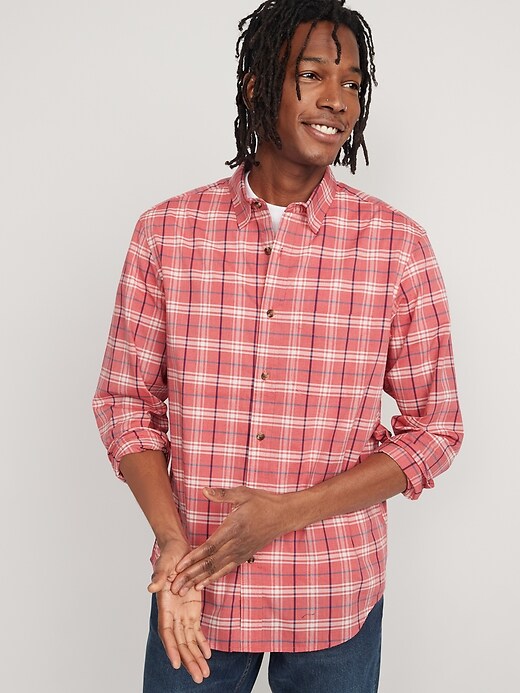 Old Navy RegularFit BuiltIn Flex Patterned Everyday Shirt for Men