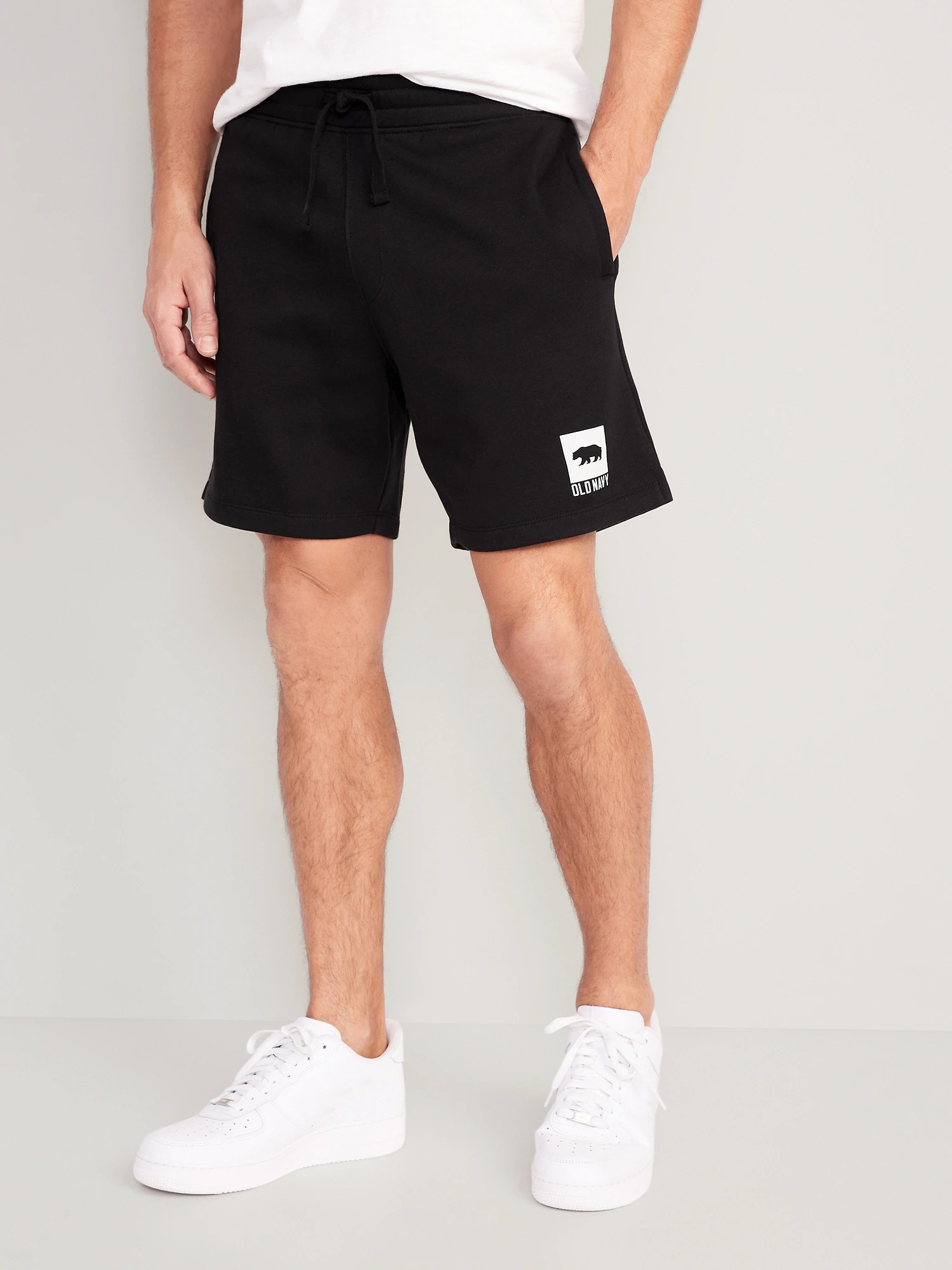 Fleece Logo Shorts 7inch inseam Old Navy