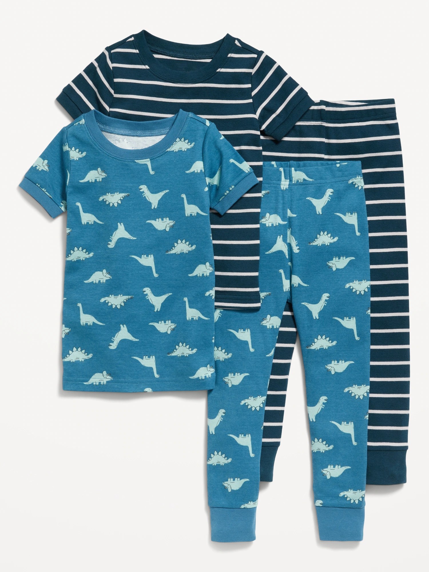 Unisex SnugFit 4Piece Pajama Set for Toddler & Baby Old Navy