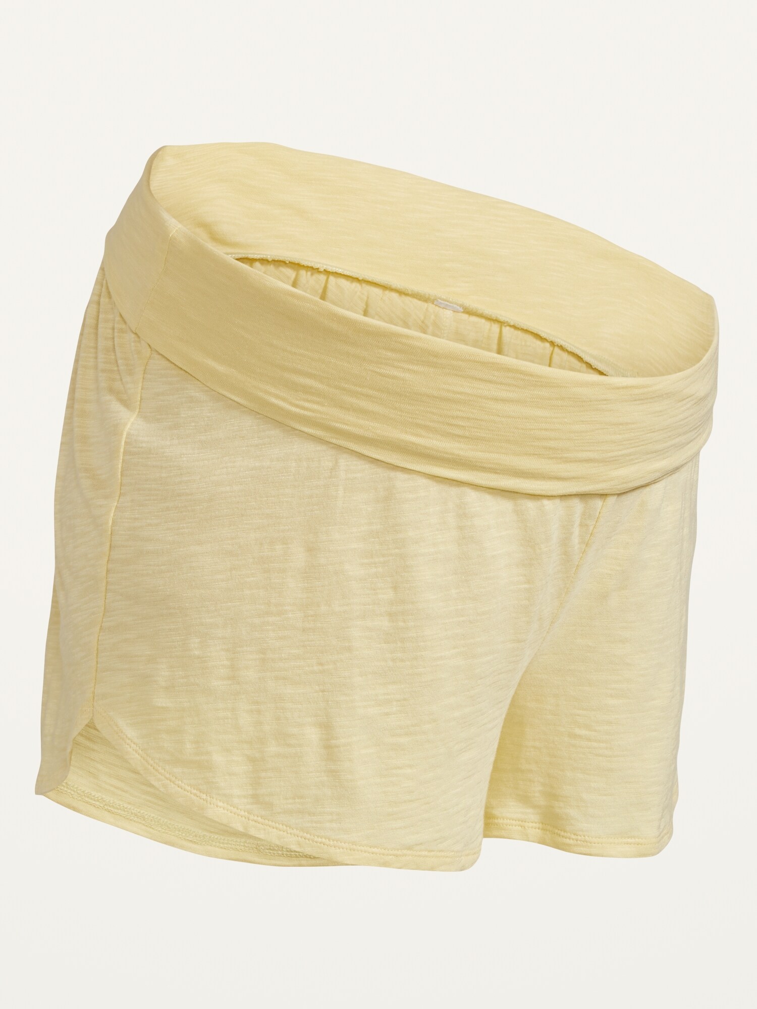 Maternity RolloverWaist SlubKnit Shorts 3.5inch inseam Old Navy