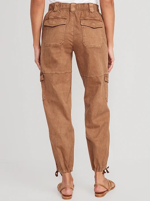 HighWaisted Balloon Cargo Pants Old Navy