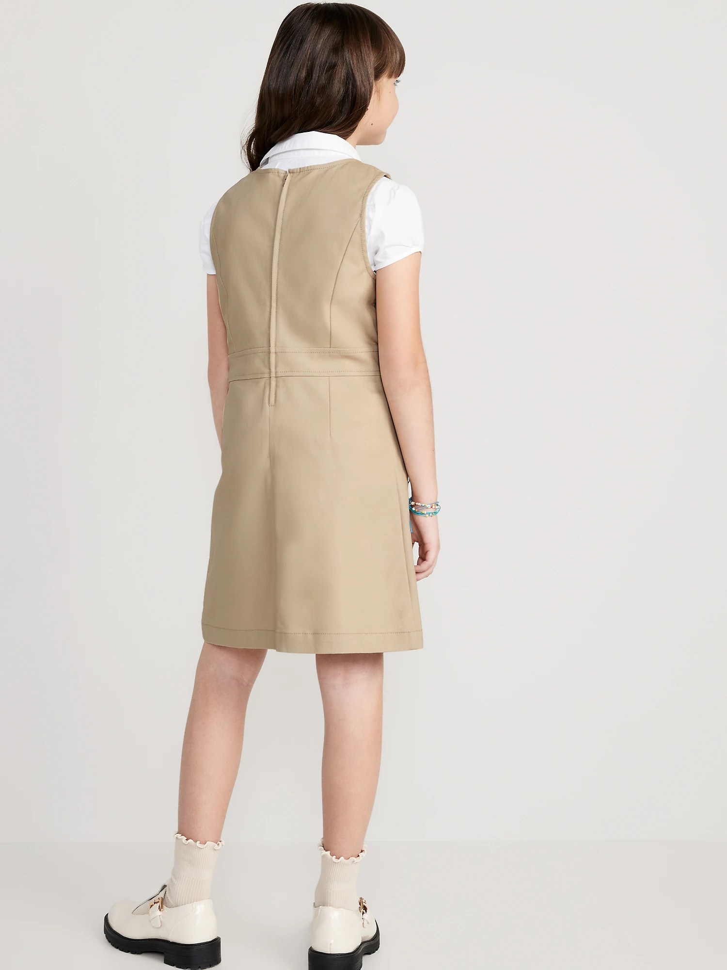 Sleeveless School Uniform Dress for Girls Old Navy