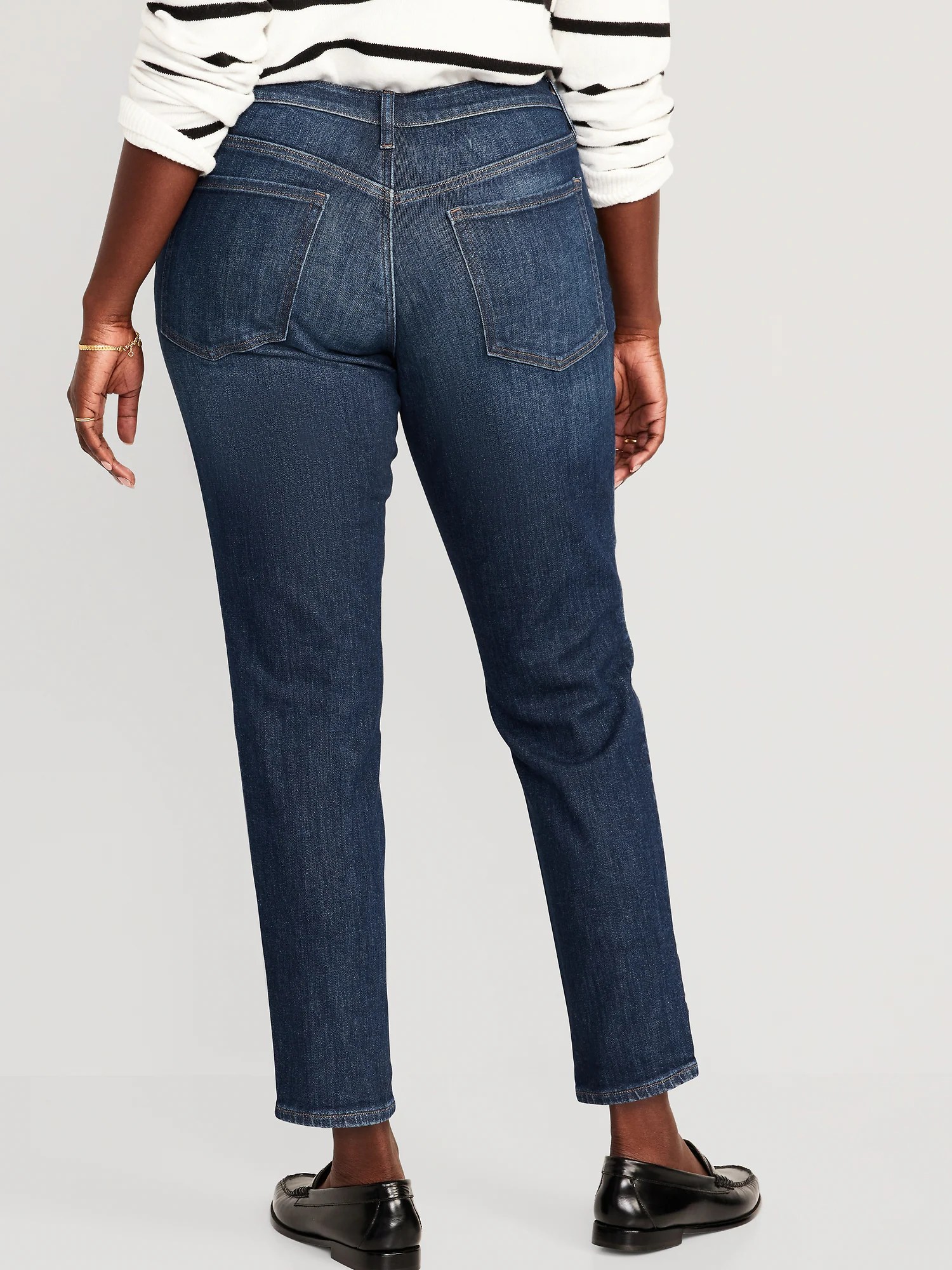 MidRise OG Straight Ankle Jeans Old Navy