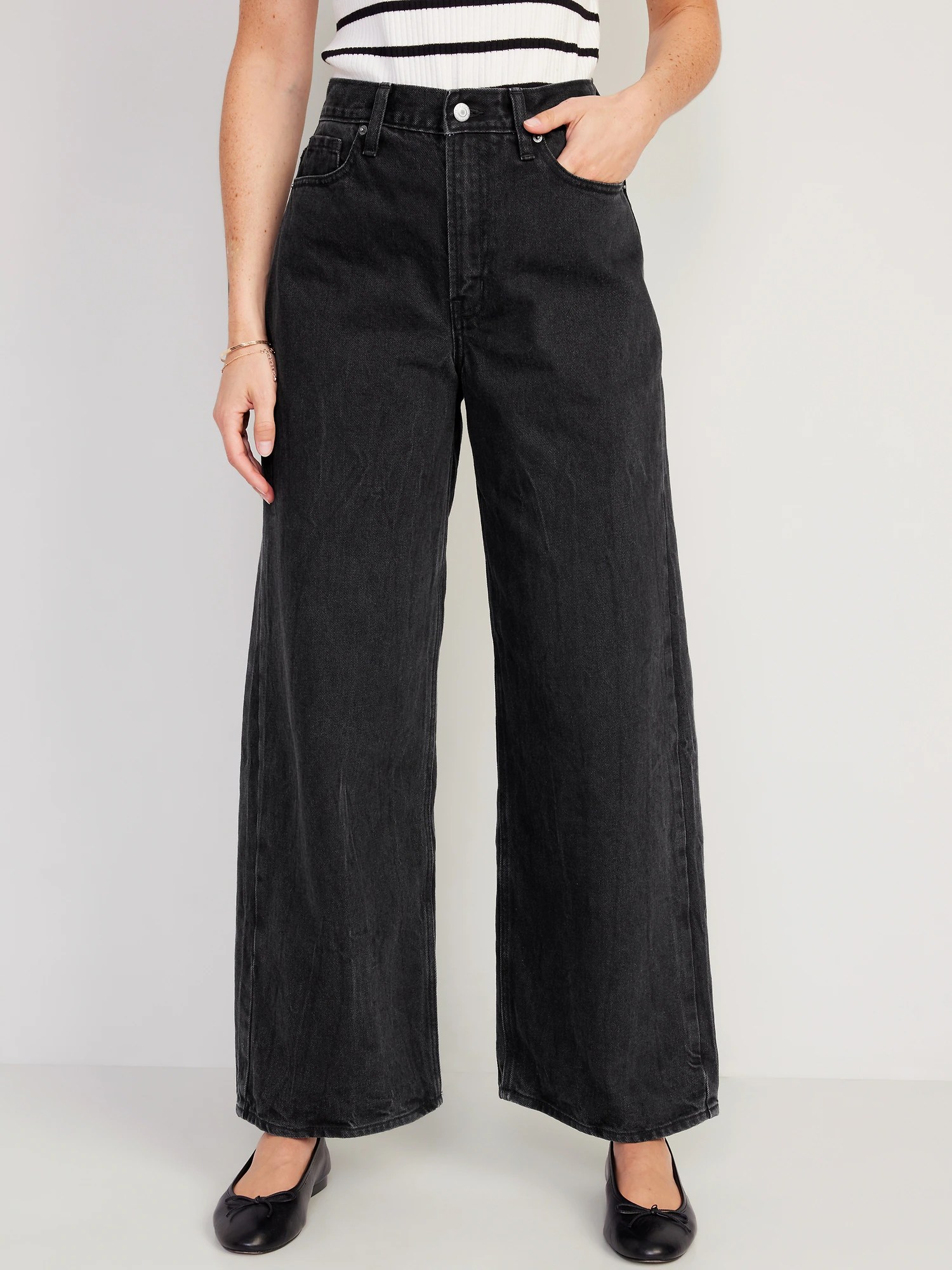 Extra HighWaisted Baggy WideLeg Jeans Old Navy