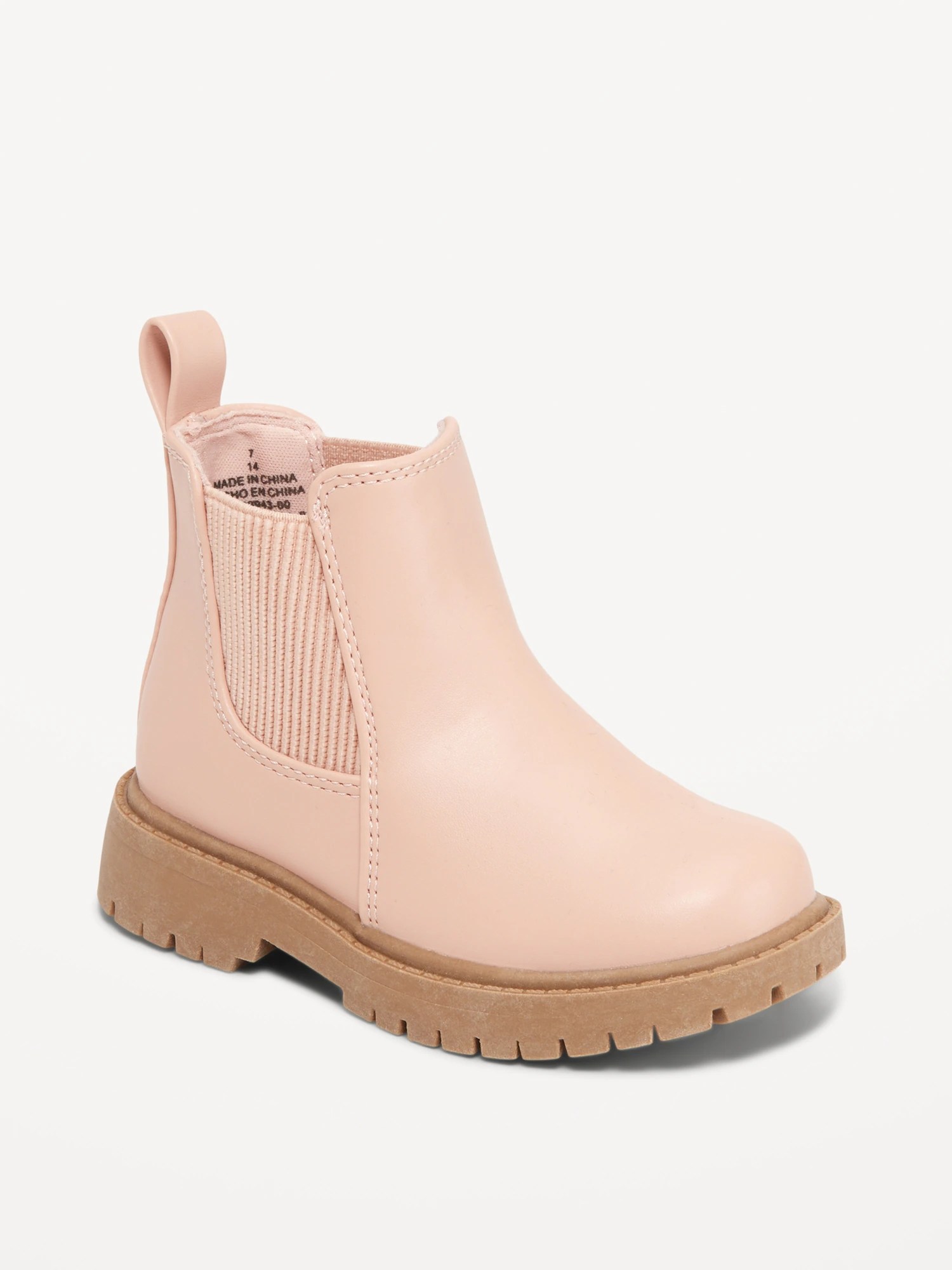 FauxLeather Chelsea Boots for Toddler Girls Old Navy
