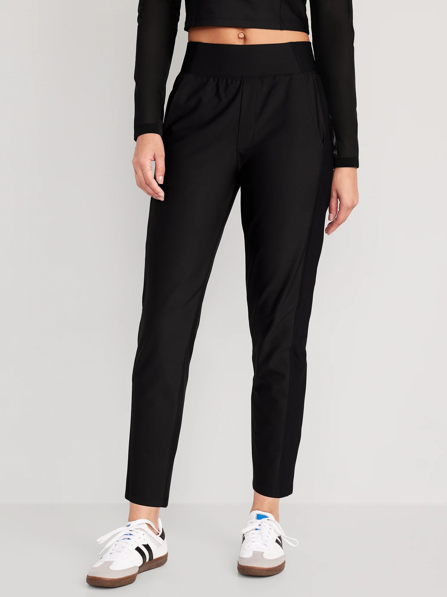 HighWaisted PowerSoft Combination Taper Pants Old Navy