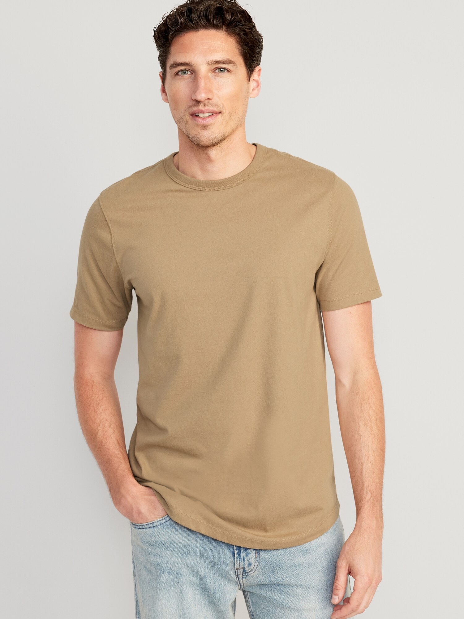 SoftWashed CurvedHem TShirt Old Navy
