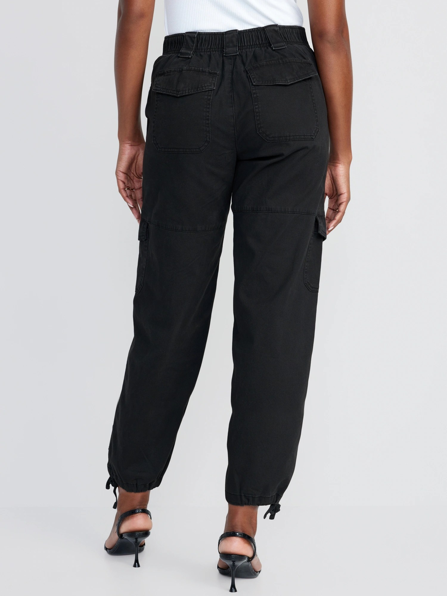 HighWaisted Balloon Cargo Pants Old Navy