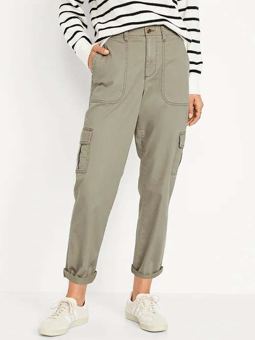 HighWaisted OGC Chino Cargo Pants Old Navy