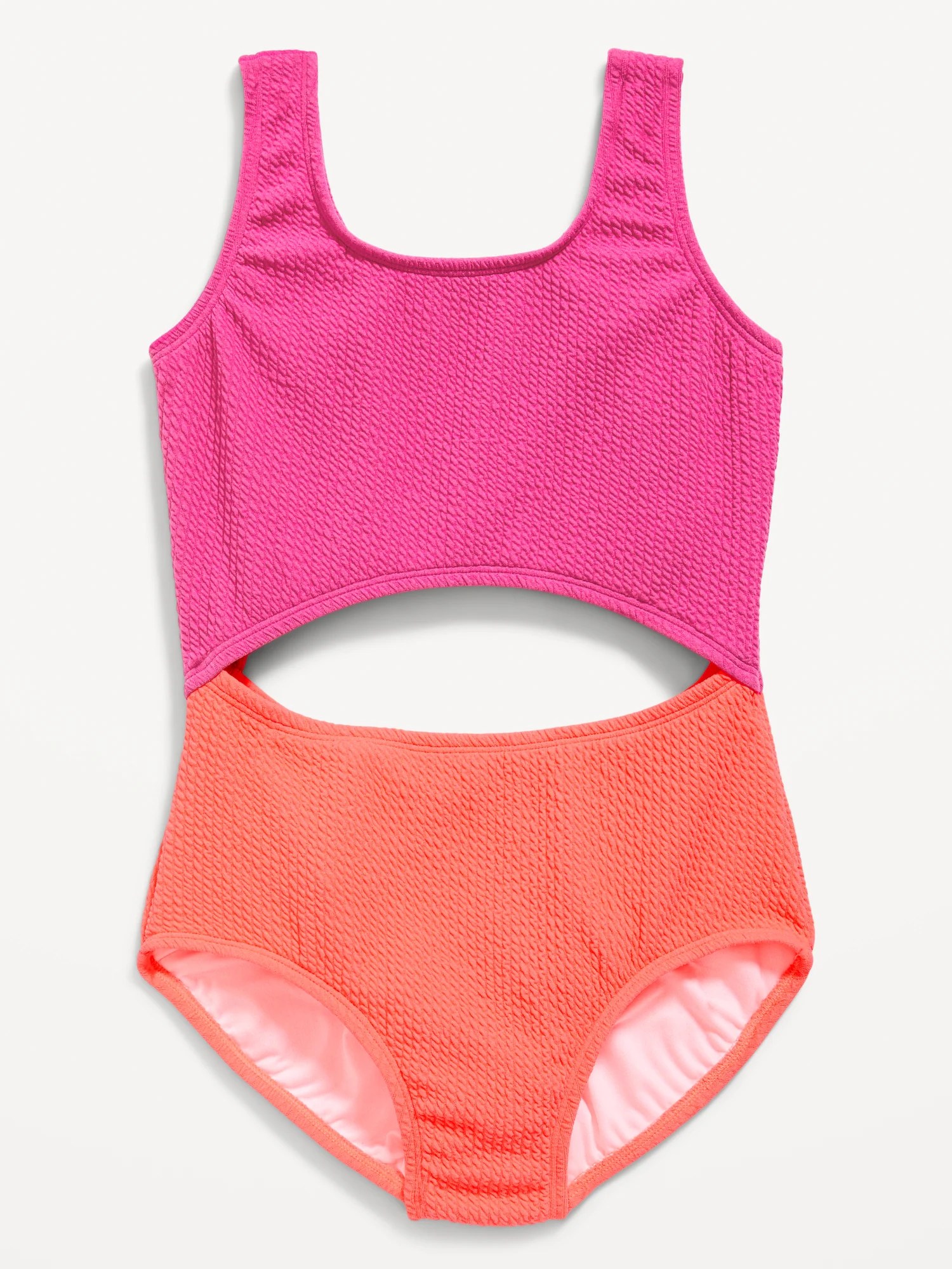 ColorBlock Cutout OnePiece Swimsuit for Girls Old Navy