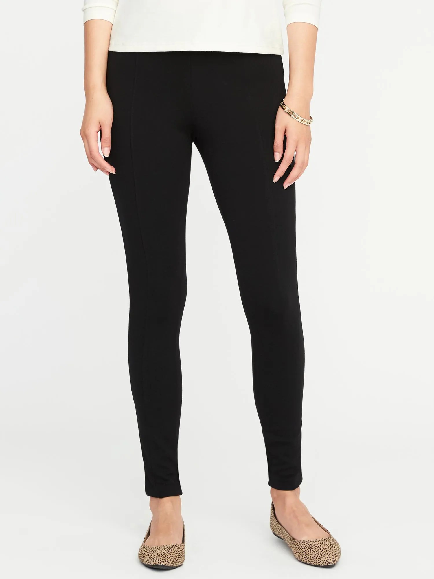 HighWaisted Stevie PonteKnit Pants for Women Old Navy
