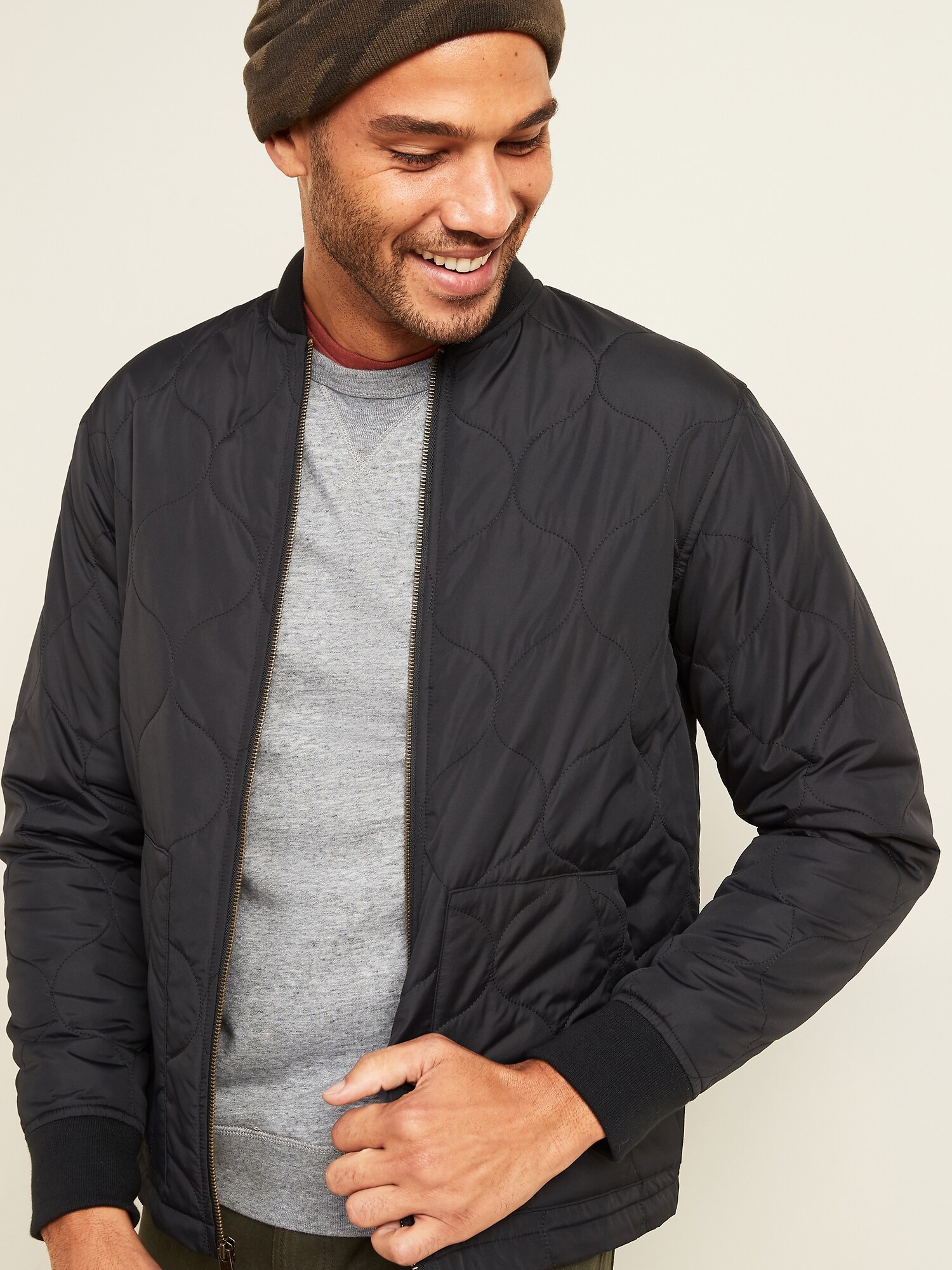Lightweight WaterResistant Quilted Liner Jacket for Men