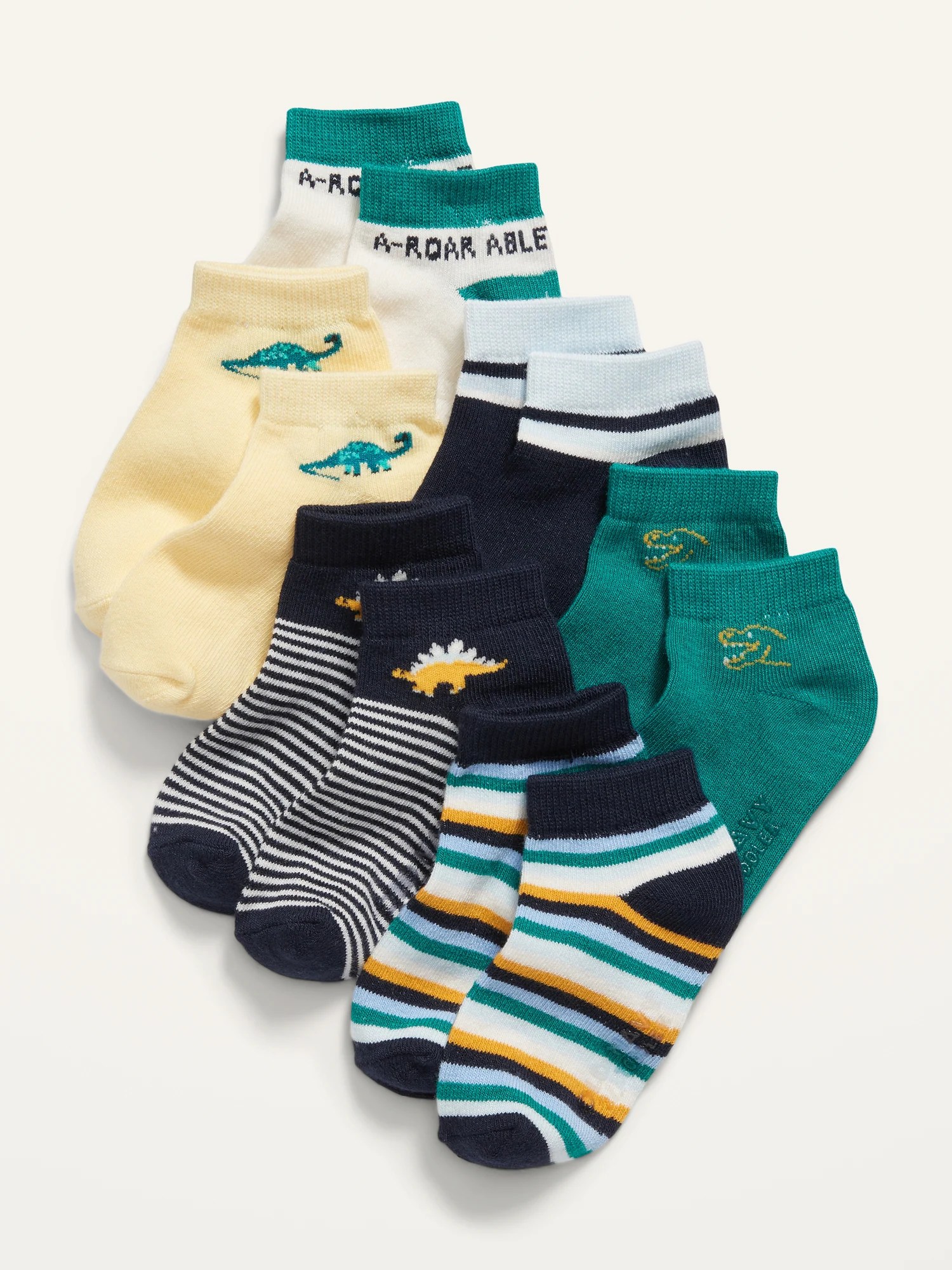 Unisex 6Pack Ankle Socks for Toddler & Baby Old Navy
