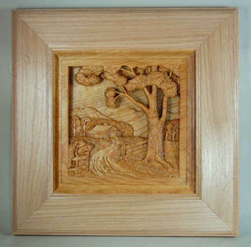 Relief Carvings Wood Carvings by Dylan Goodson