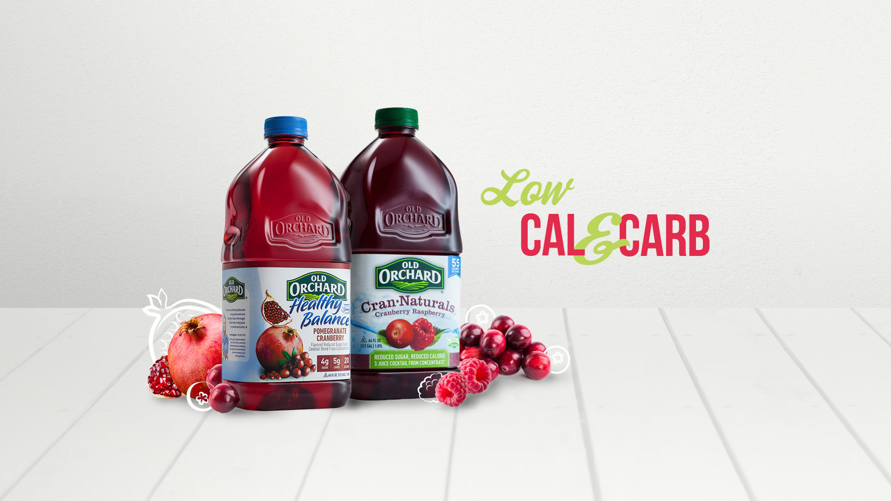 Low Cal & Low Carb Old Orchard Brands