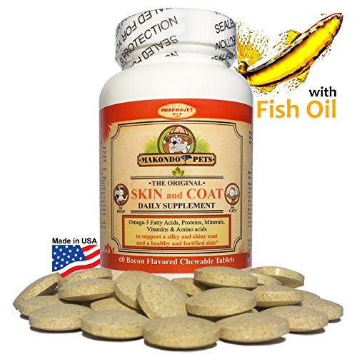 Skin and Coat Supplement for Dogs and Cats Fish Oil for Dogs Fatty