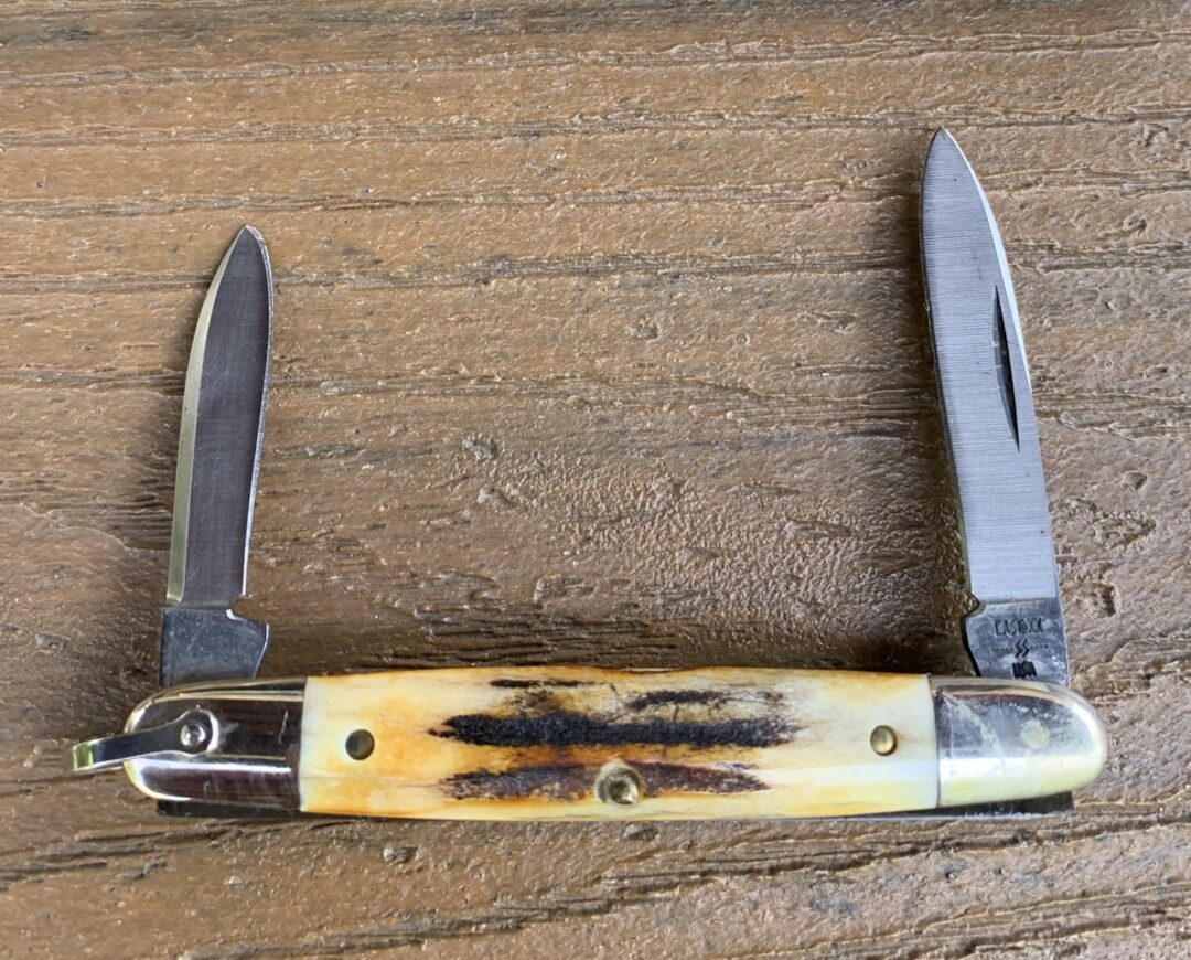 Case XX 10 Dot (1980) Stag 05263 R SSP Pen Knife w/ box Old Pocket Knives