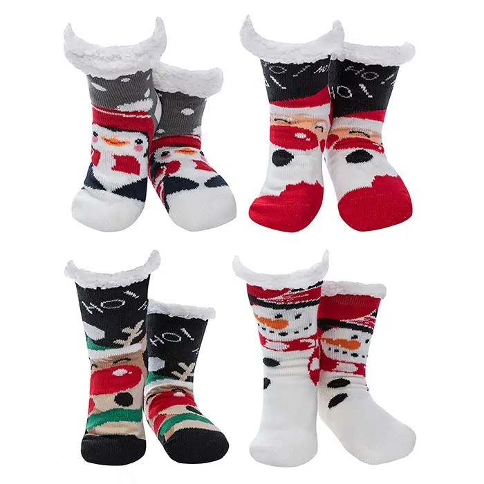 Nuzzles Ladies Christmas Slipper Socks Old Rowlands