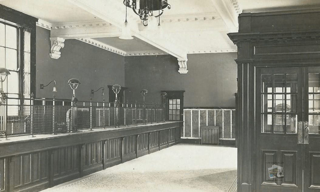 Scarborough Post Office Interior, Aberdeen Walk Old Scarborough Photo Archive