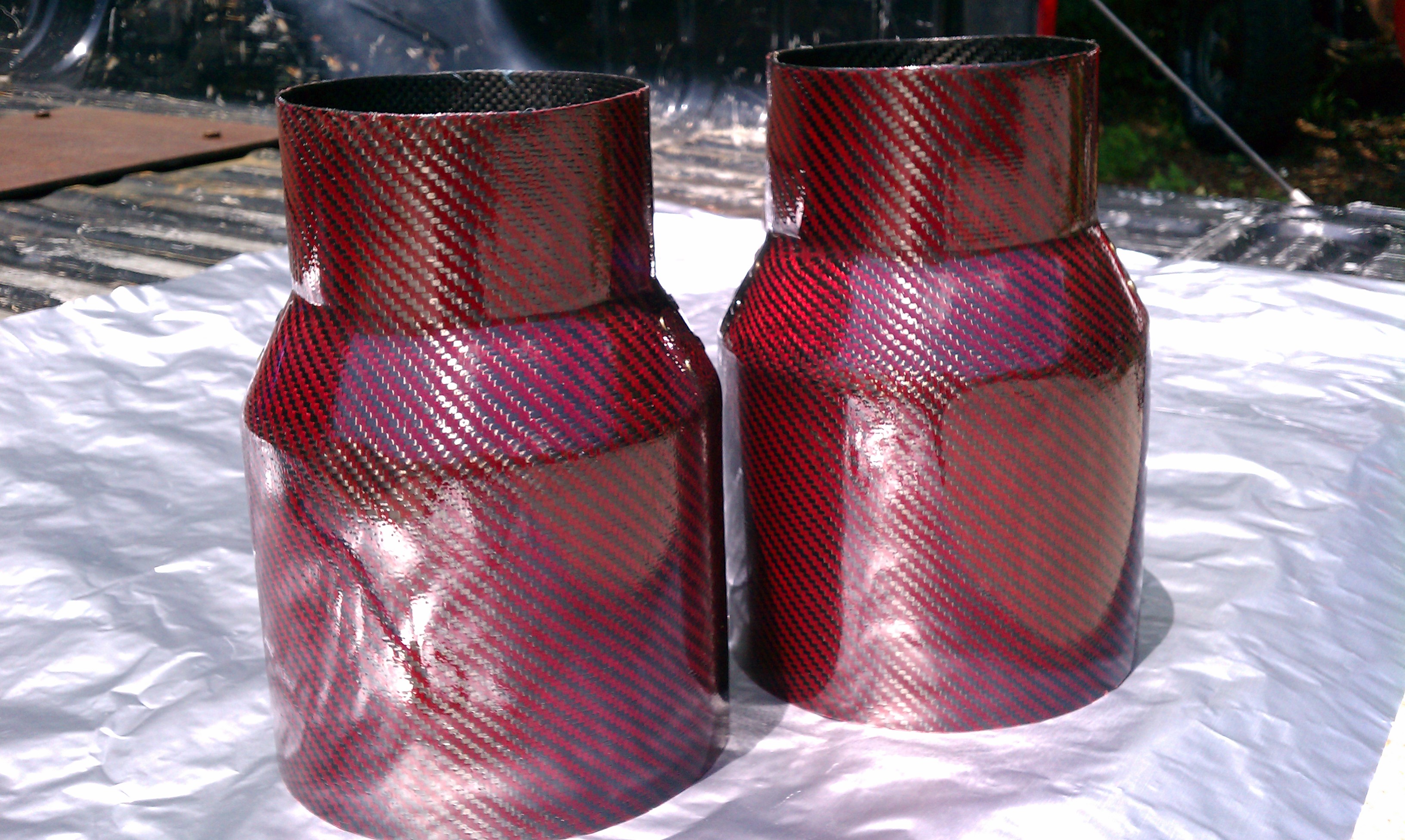 Carbon Fiber Exhaust Stack Old Skool Fabrication