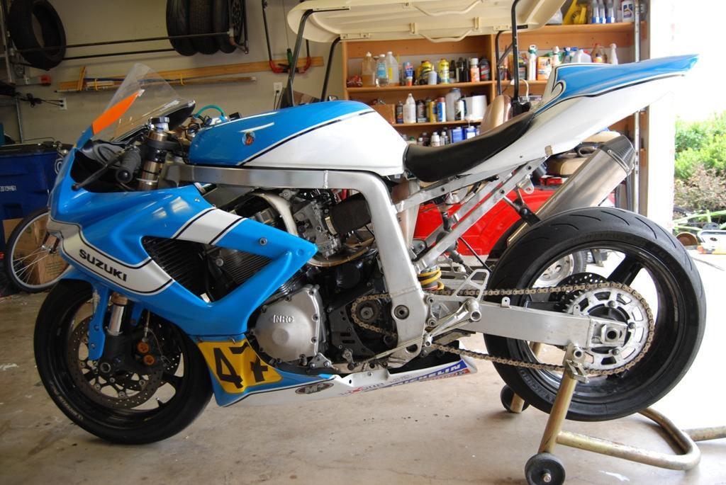 Slingshot gsxr Swingarm swap to 0103 600 Oil Cooled Oldskoolsuzuki.info