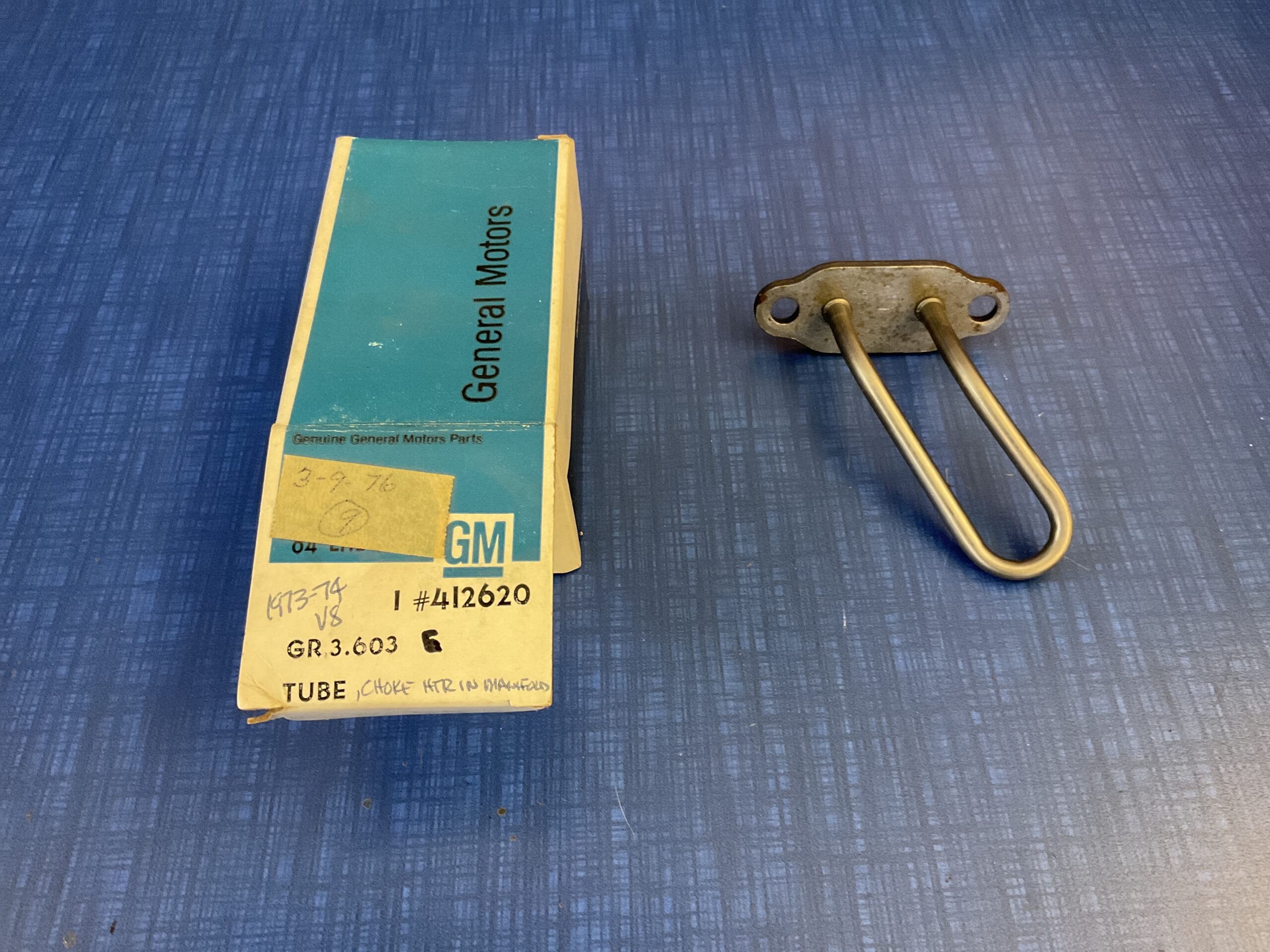 1973 1990 General Motors NOS Exhaust Manifold Heat Riser Tube GM