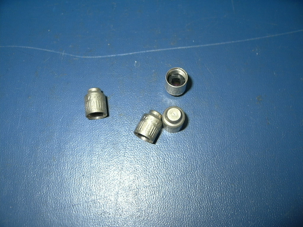 All Models Chrome Plated Brass Dome Type Valve Stem Cap Set Of Four