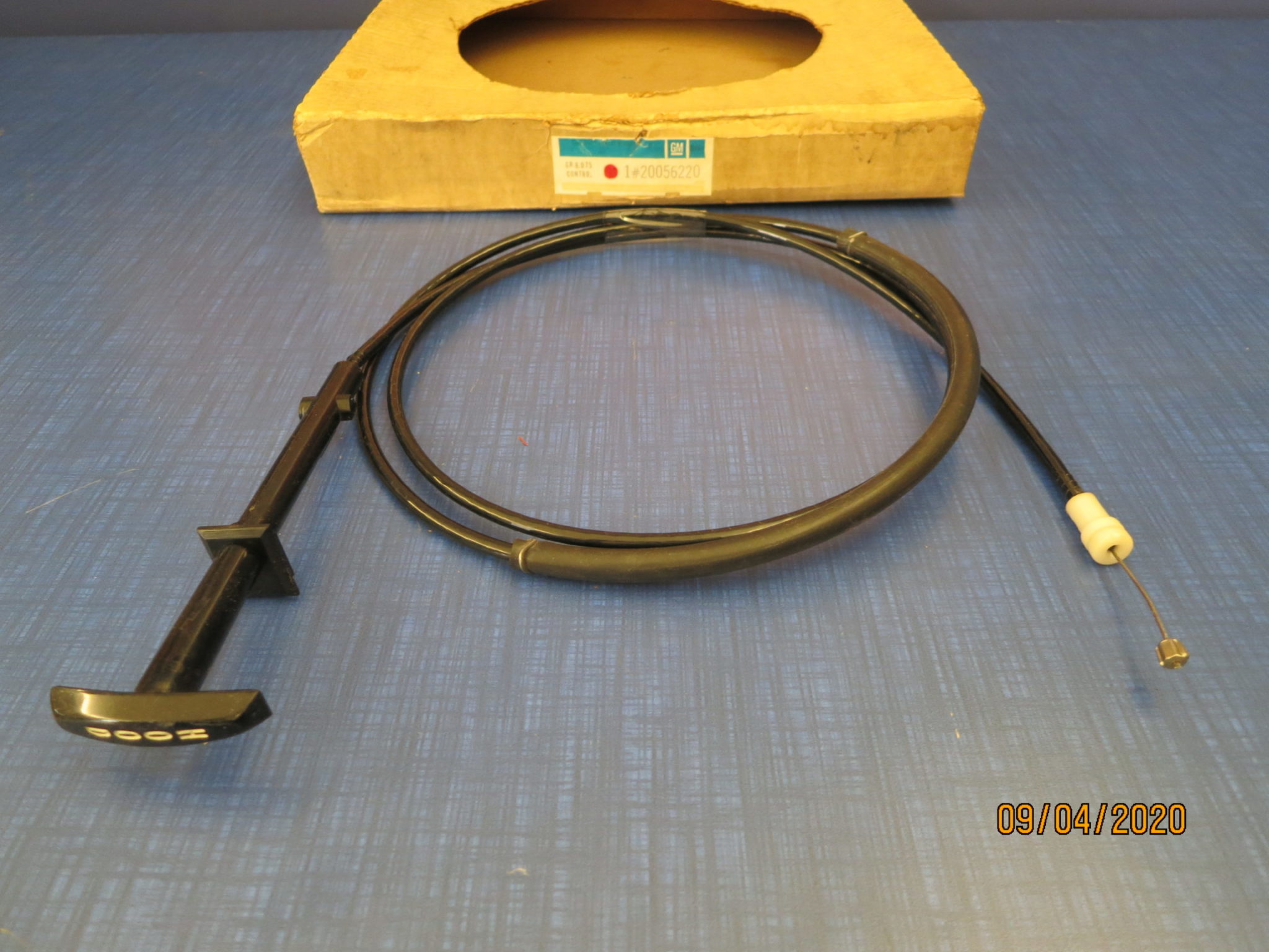 1977 1990 GM NOS Hood Latch Release Cable GM 20056220 Oldsmobile