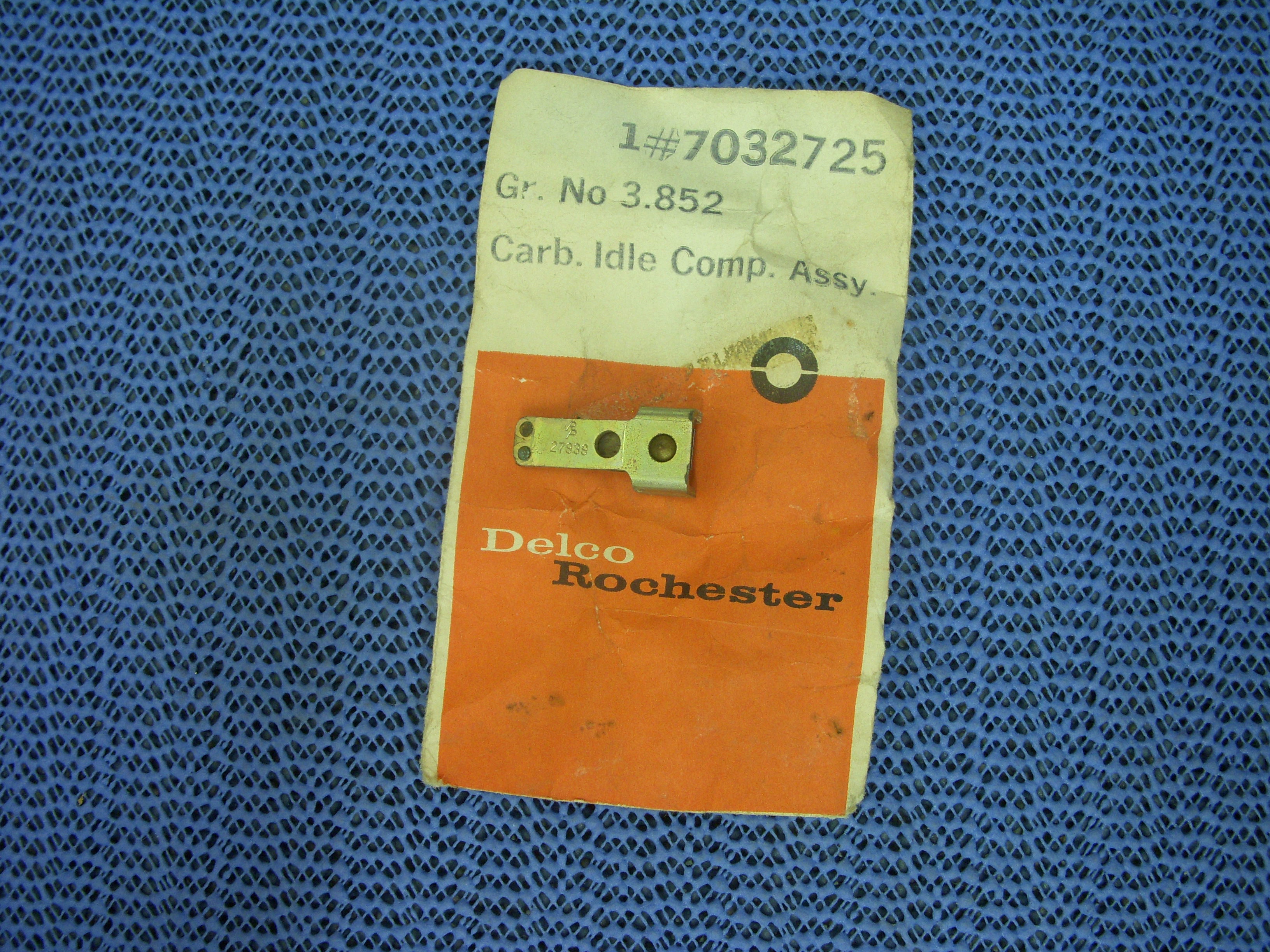 1966 Oldsmobile Carburetor Idle Compensator Valve NOS 7032725