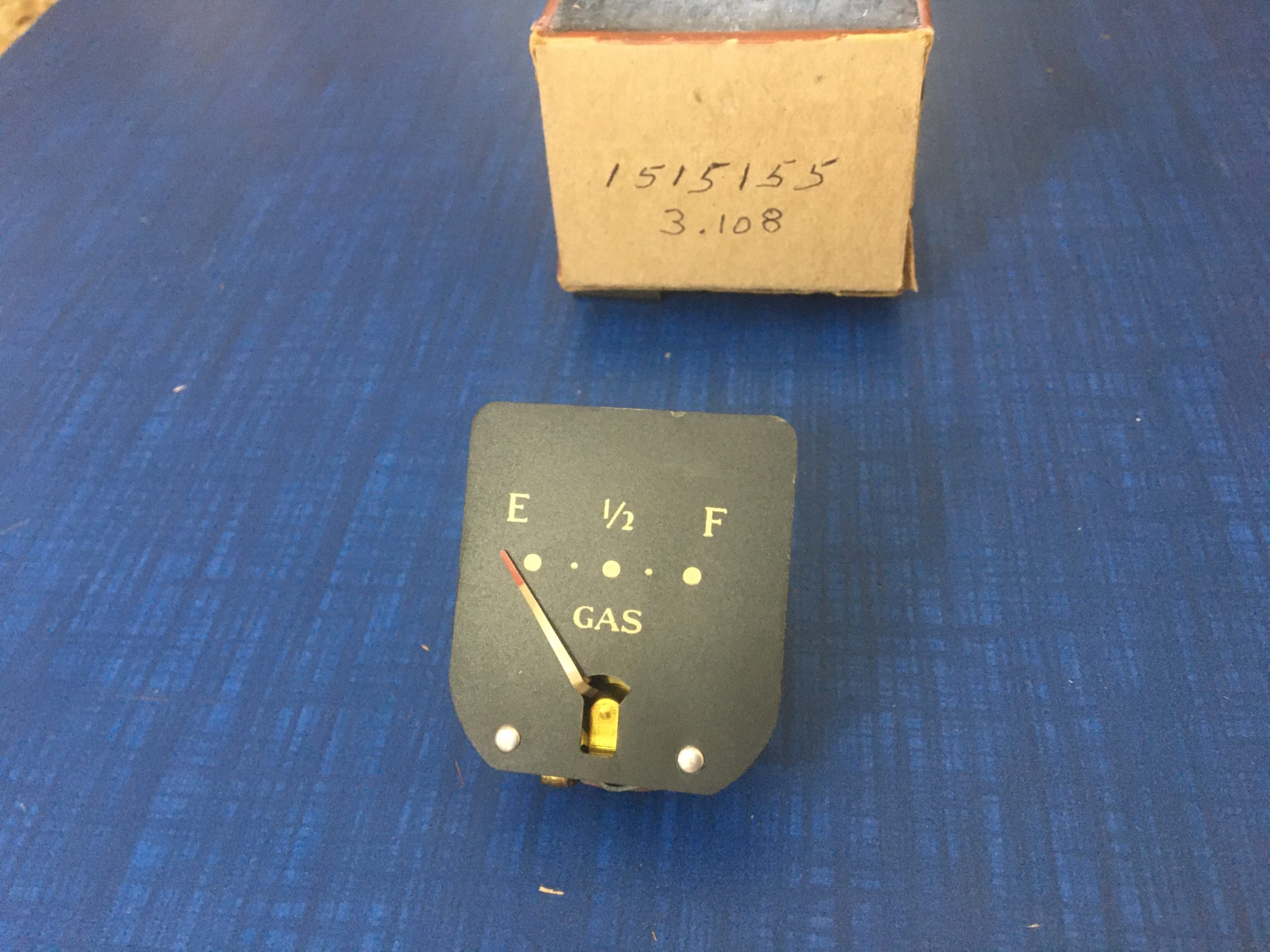 1935 Oldsmobile? NOS Mystery Instrument Panel Fuel Gauge GM Unknown