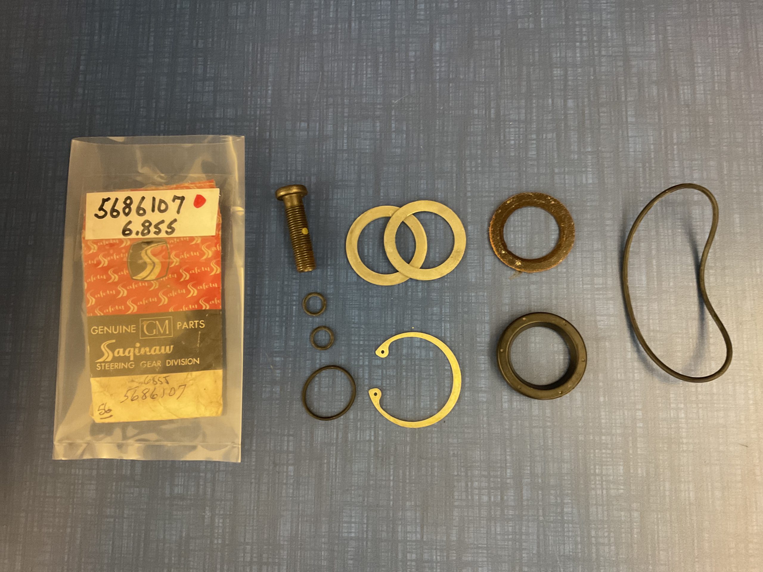 1956 Oldsmobile NOS Steering Gear Pitman Shaft Seal And Washer Kit GM