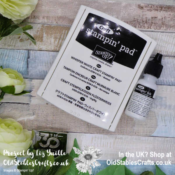 Whisper White Craft Ink from Stampin' Up! How To Old Stables Crafts