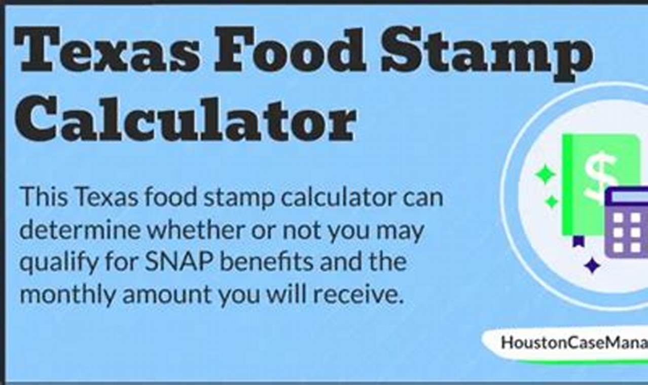 Texas Food Stamp Calculator Estimate Benefits(03)