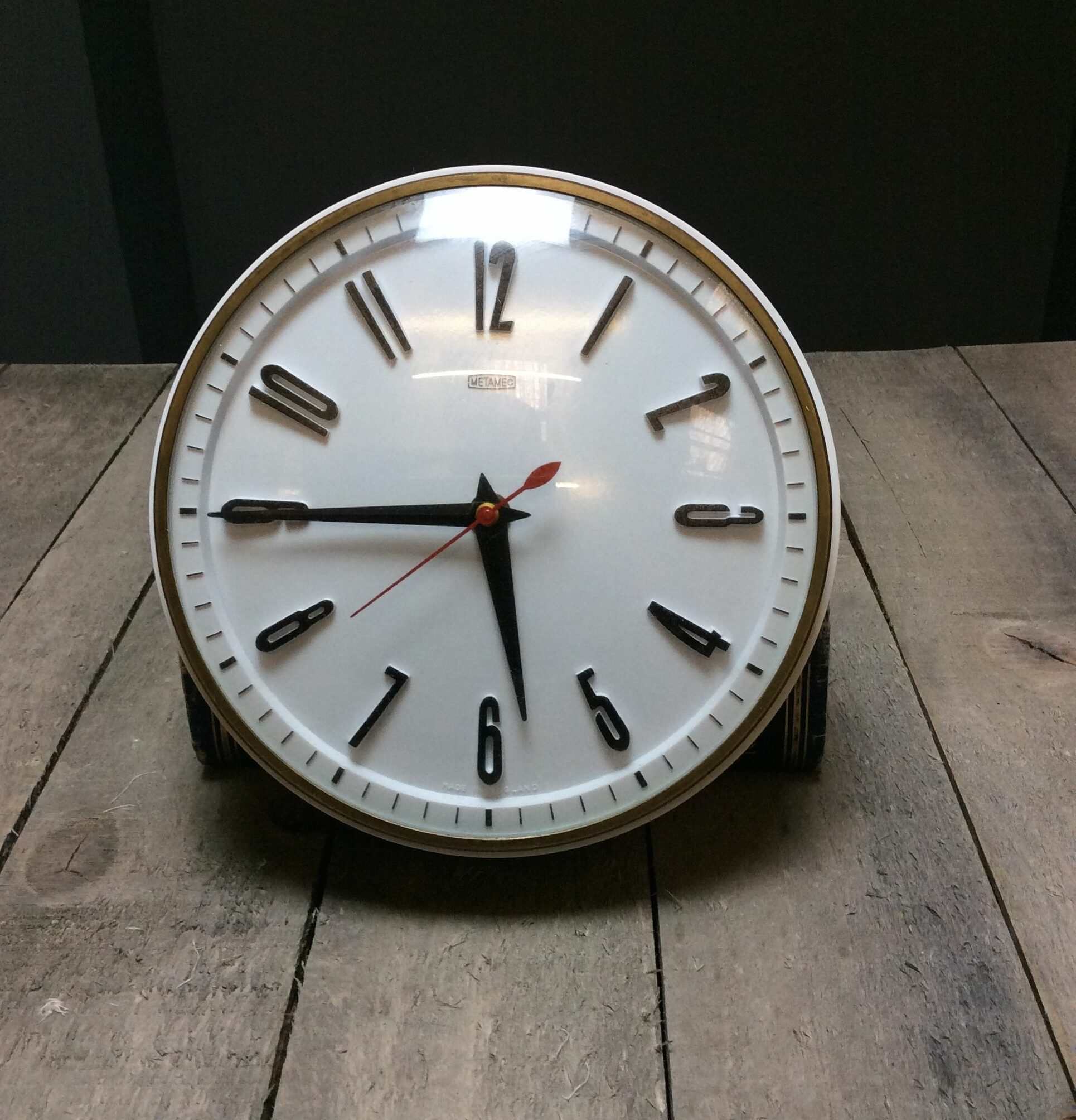 White Face Wall Clock Old Stuff Props
