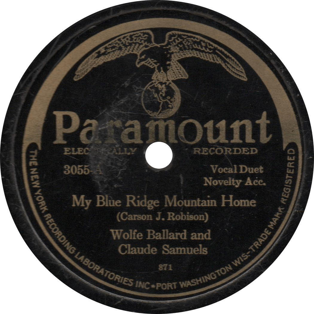 lgoldsmithdesign Banner Records My Blue Ridge Mountain Home