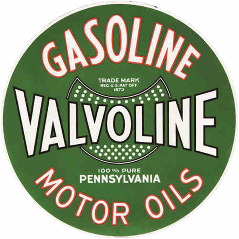 Valvoline Gasoline Motor Oil Sign OLD TIME TIN SIGN STORE