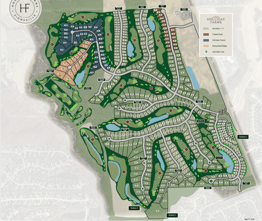Homes for Sale in Holliday Farms Old Town Design Group Zionsville