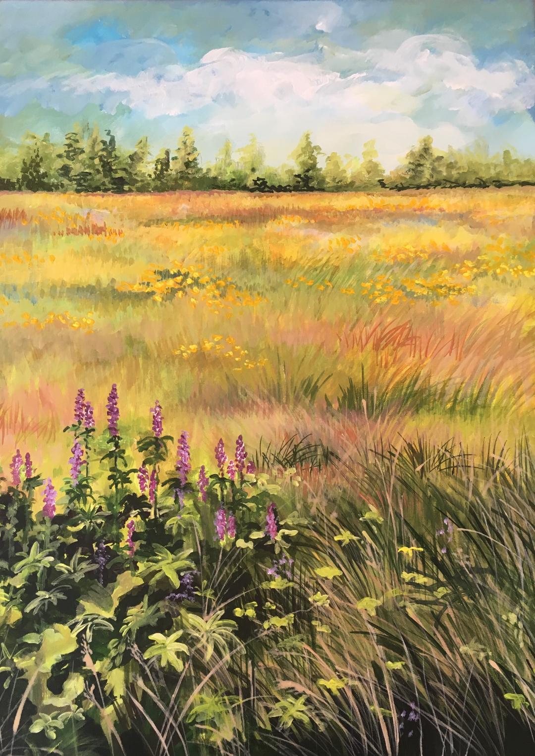 Flowering Fields by Lee Harned The Old Town Arts and Crafts Guild