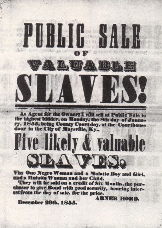 Slavery Old Washington KY